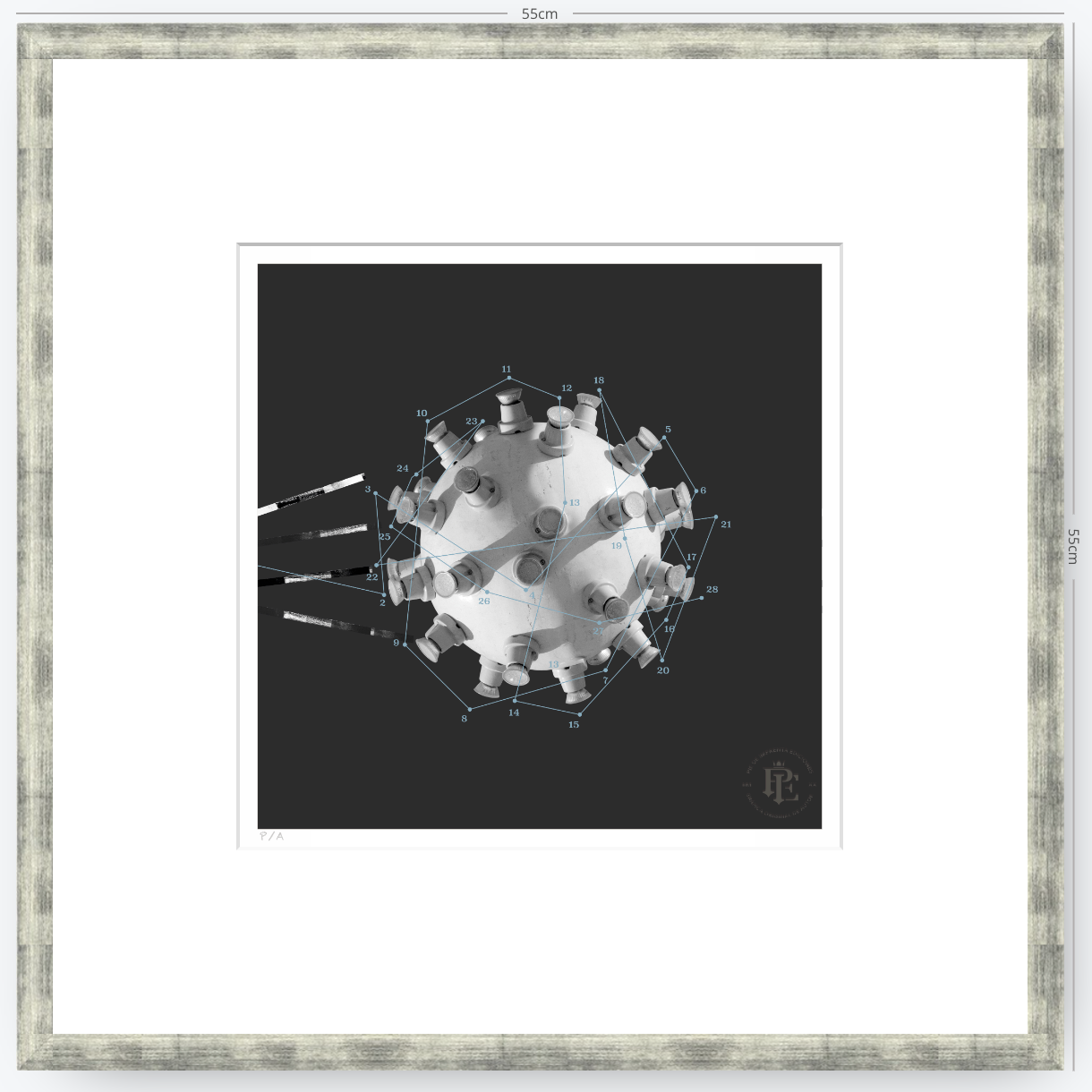 Tomuchdata 2 Díptico B - 33 x 33 cm