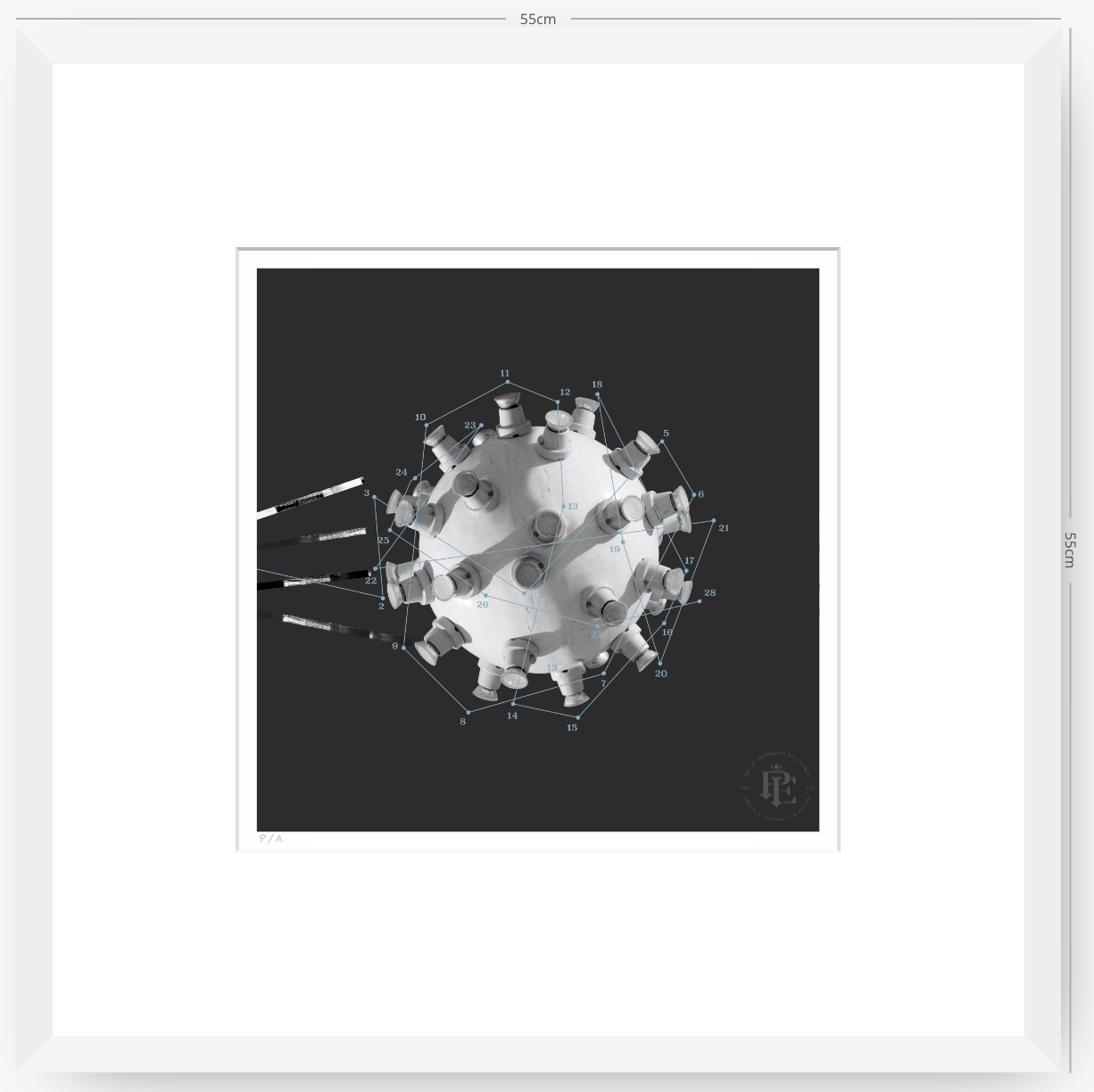 Tomuchdata 2 Díptico B - 33 x 33 cm