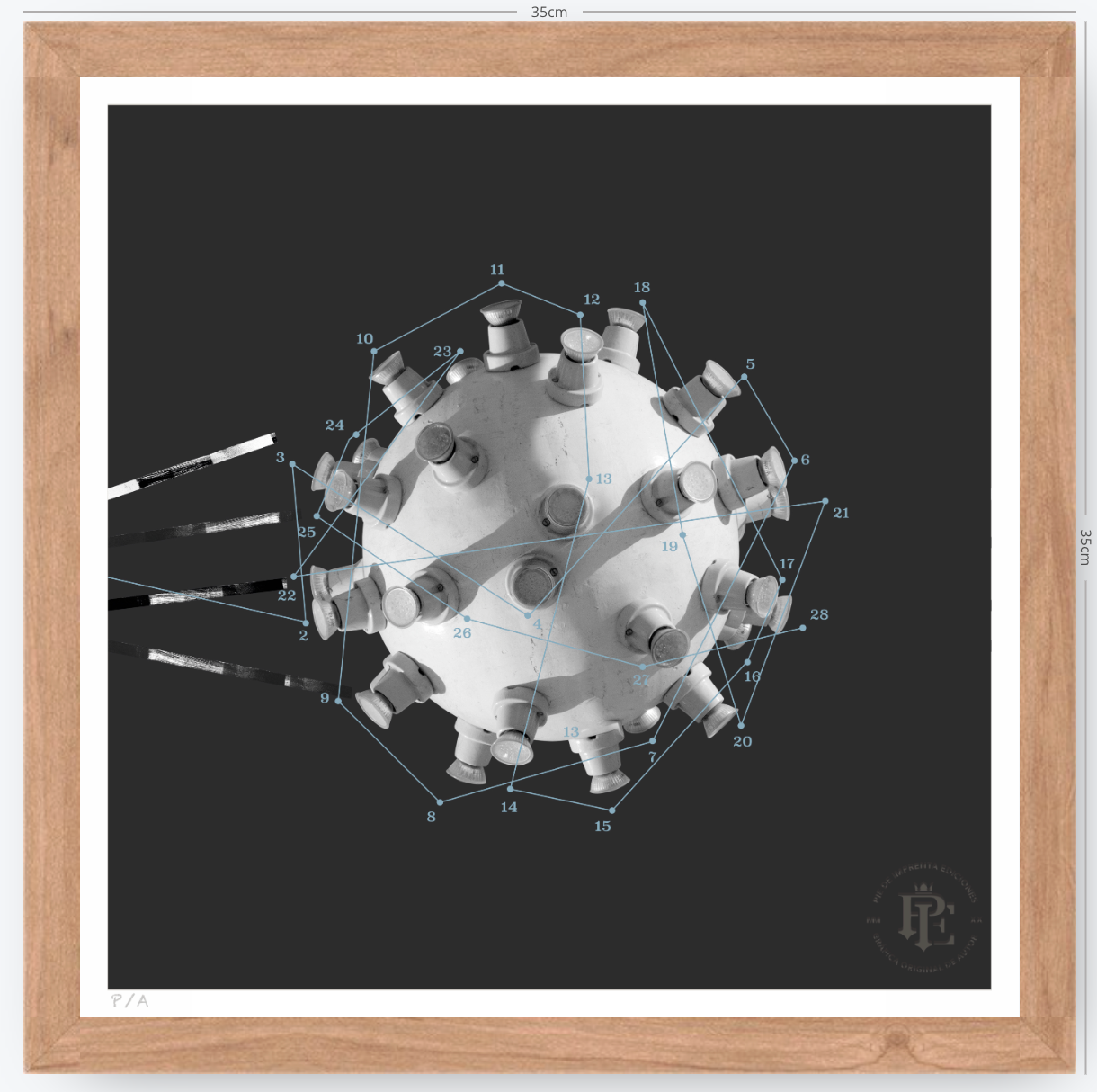 Tomuchdata 2 Díptico B - 33 x 33 cm