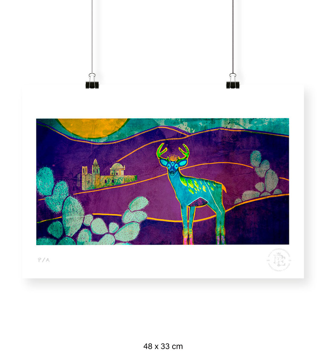 Venado Azul - 48 x 33 cm
