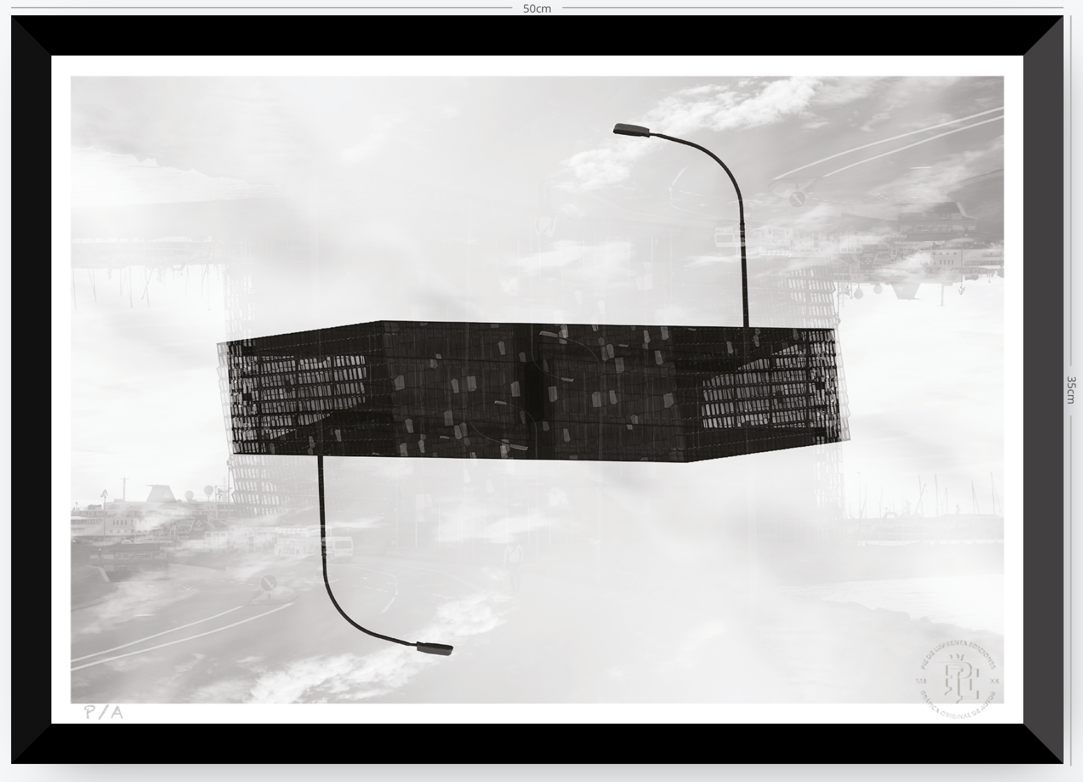Harpa, Reikjavik, Islandia - 48 x 33 cm