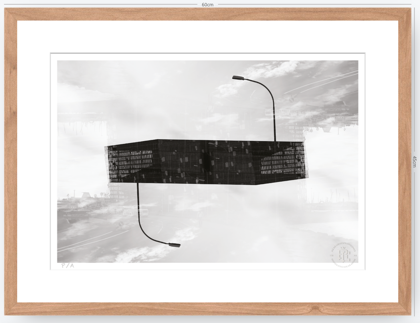 Harpa, Reikjavik, Islandia - 48 x 33 cm