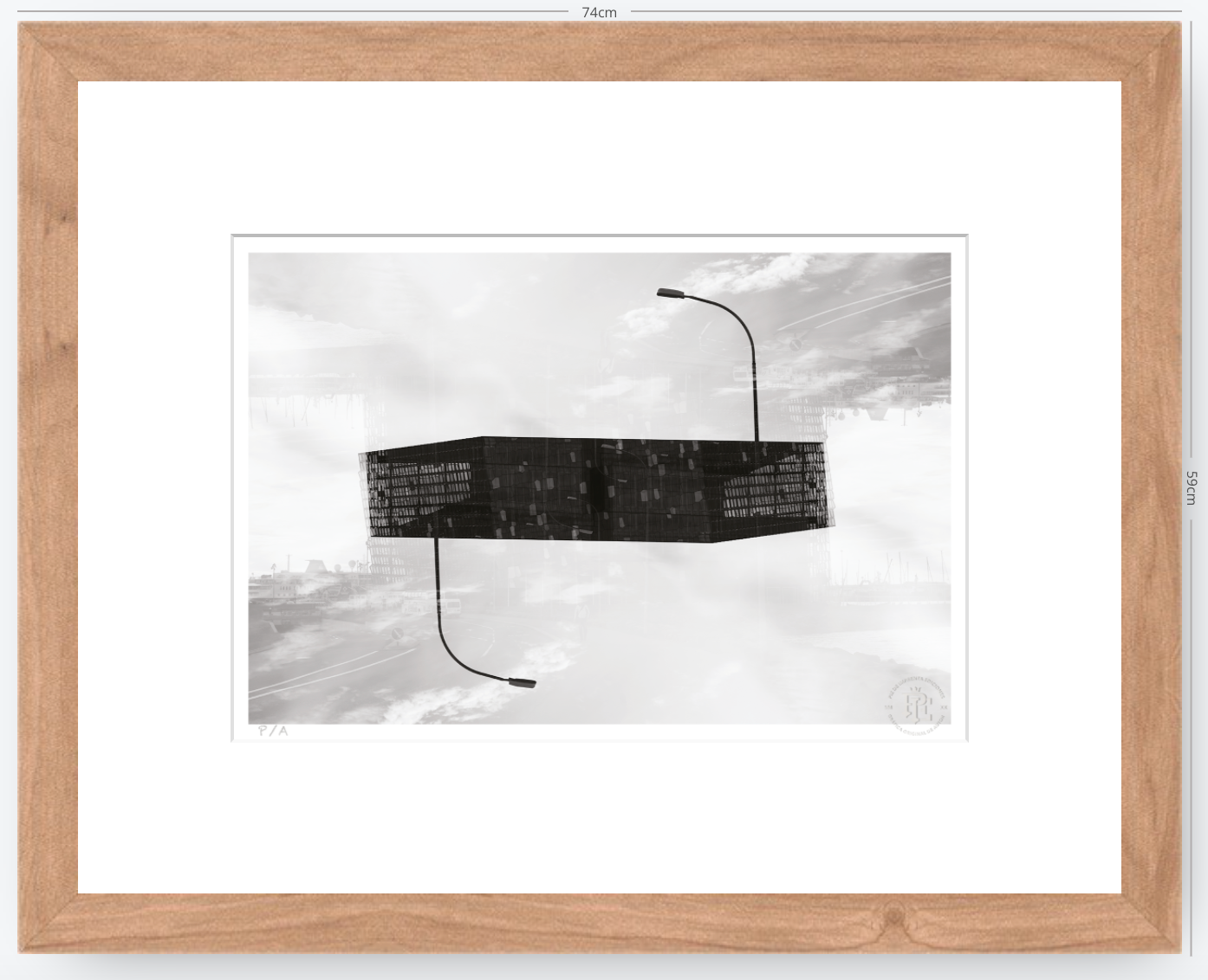 Harpa, Reikjavik, Islandia - 48 x 33 cm