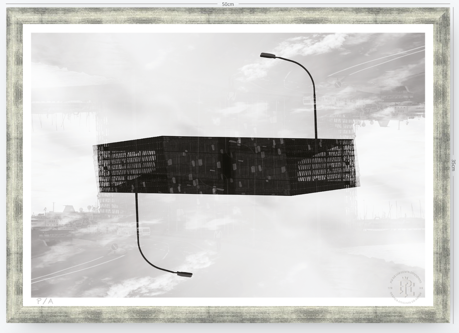 Harpa, Reikjavik, Islandia - 48 x 33 cm
