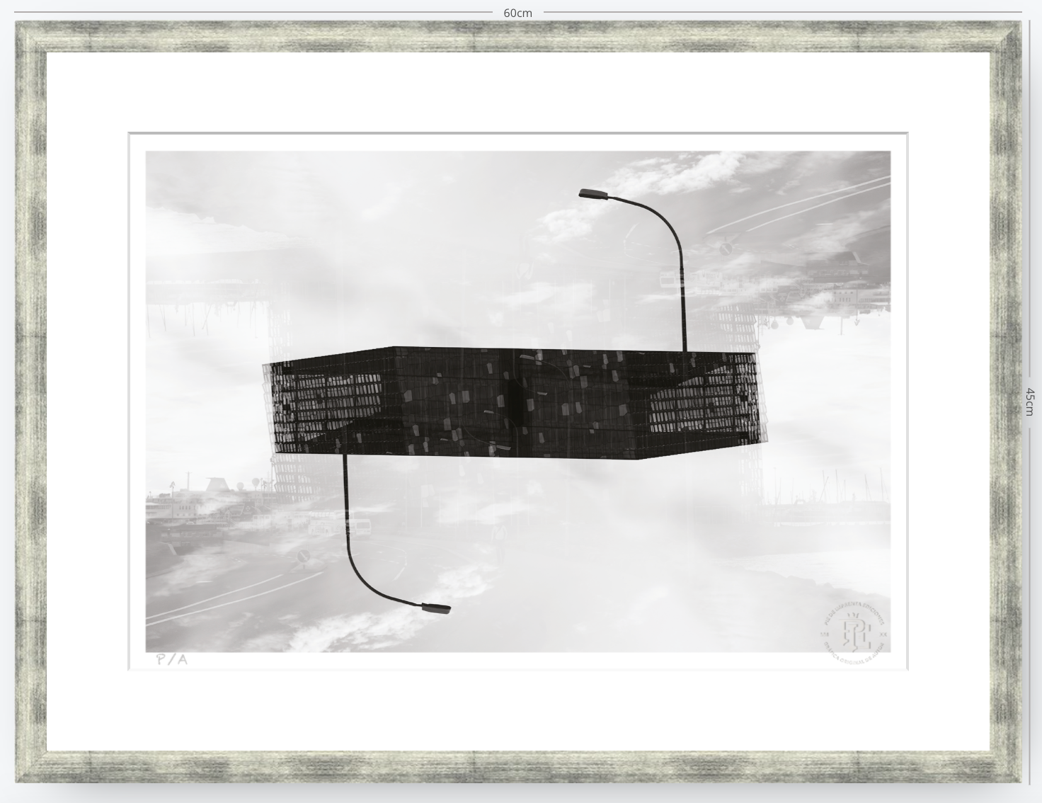 Harpa, Reikjavik, Islandia - 48 x 33 cm
