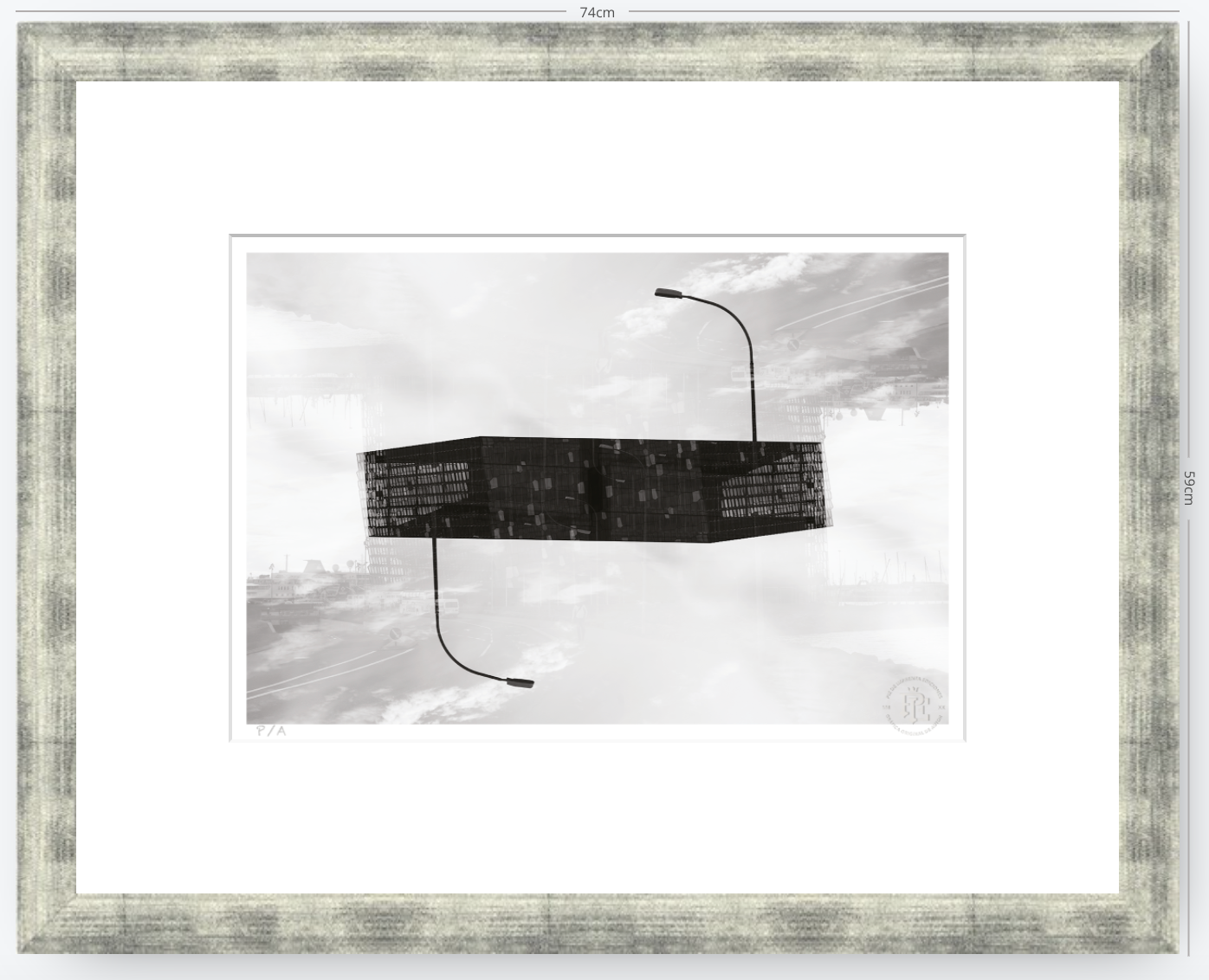 Harpa, Reikjavik, Islandia - 48 x 33 cm