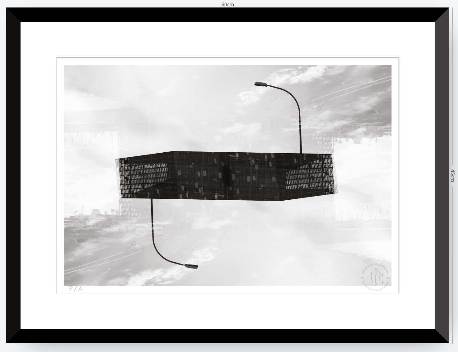 Harpa, Reikjavik, Islandia - 48 x 33 cm
