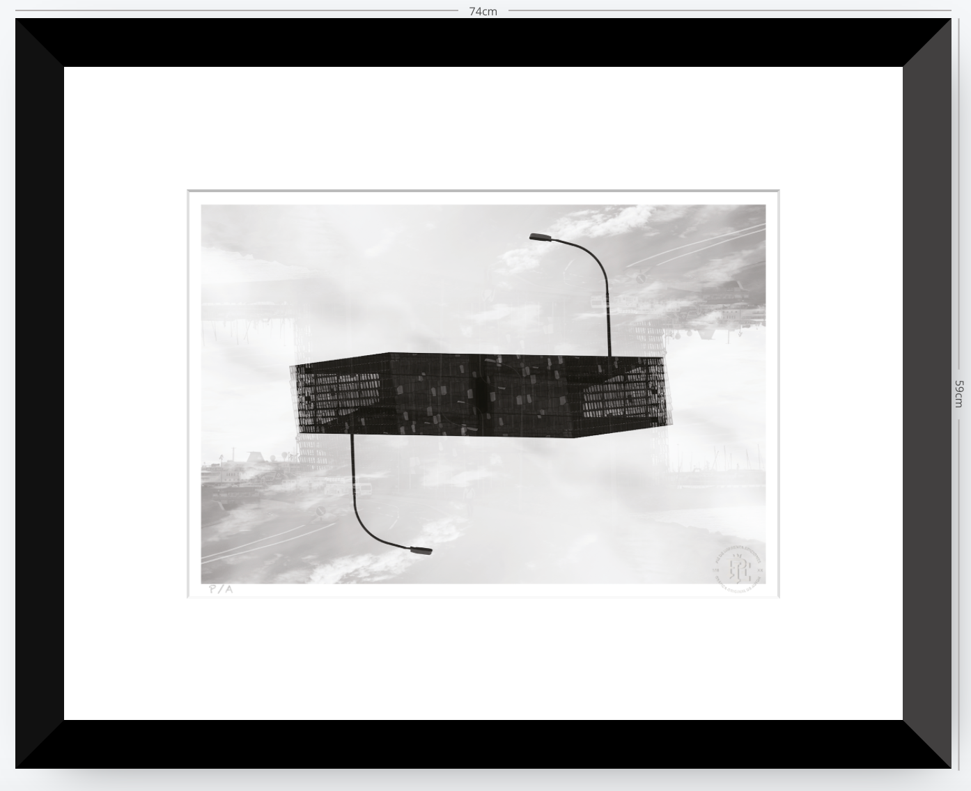 Harpa, Reikjavik, Islandia - 48 x 33 cm