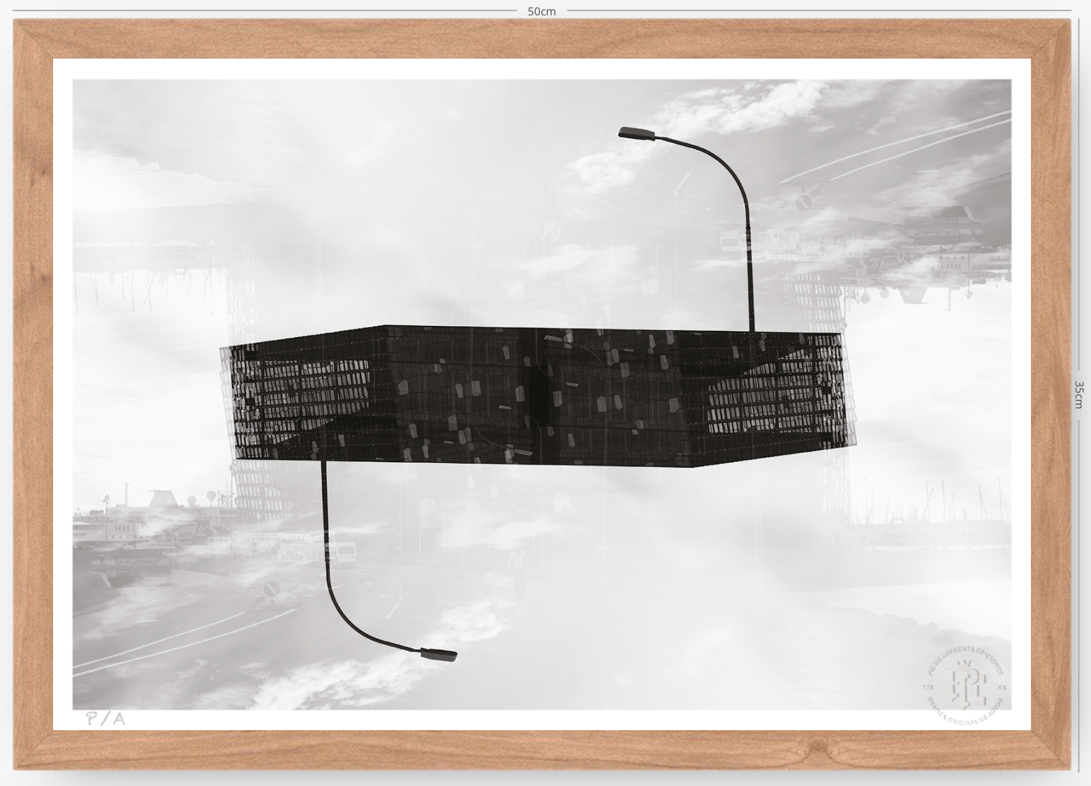 Harpa, Reikjavik, Islandia - 48 x 33 cm