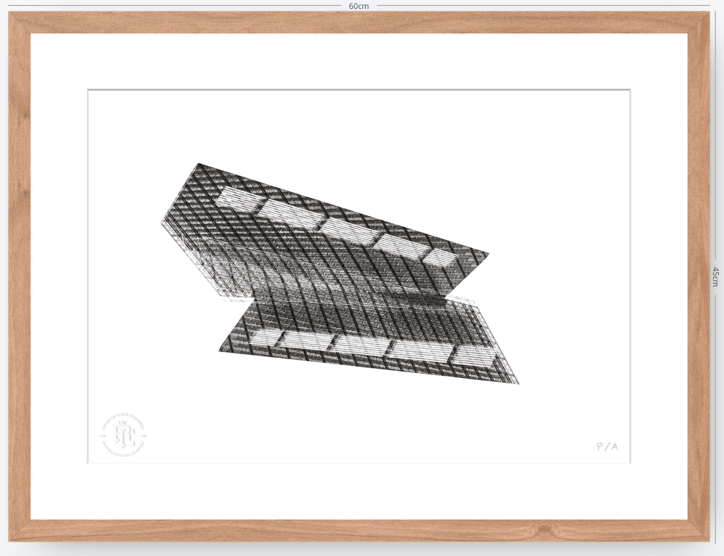 Apoquindo, Santiago, Chile - 48 x 33 cm