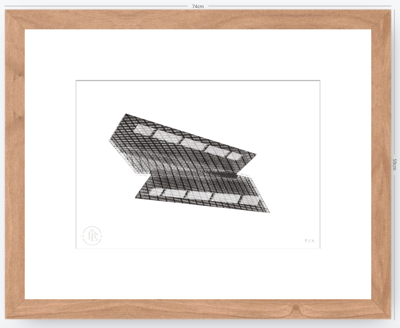 Apoquindo, Santiago, Chile - 48 x 33 cm