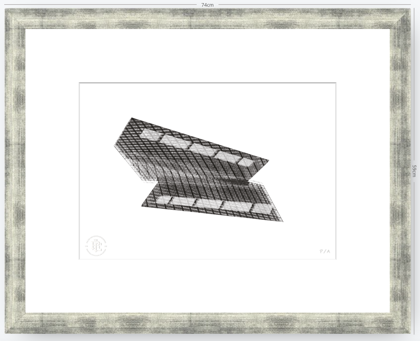 Apoquindo, Santiago, Chile - 48 x 33 cm