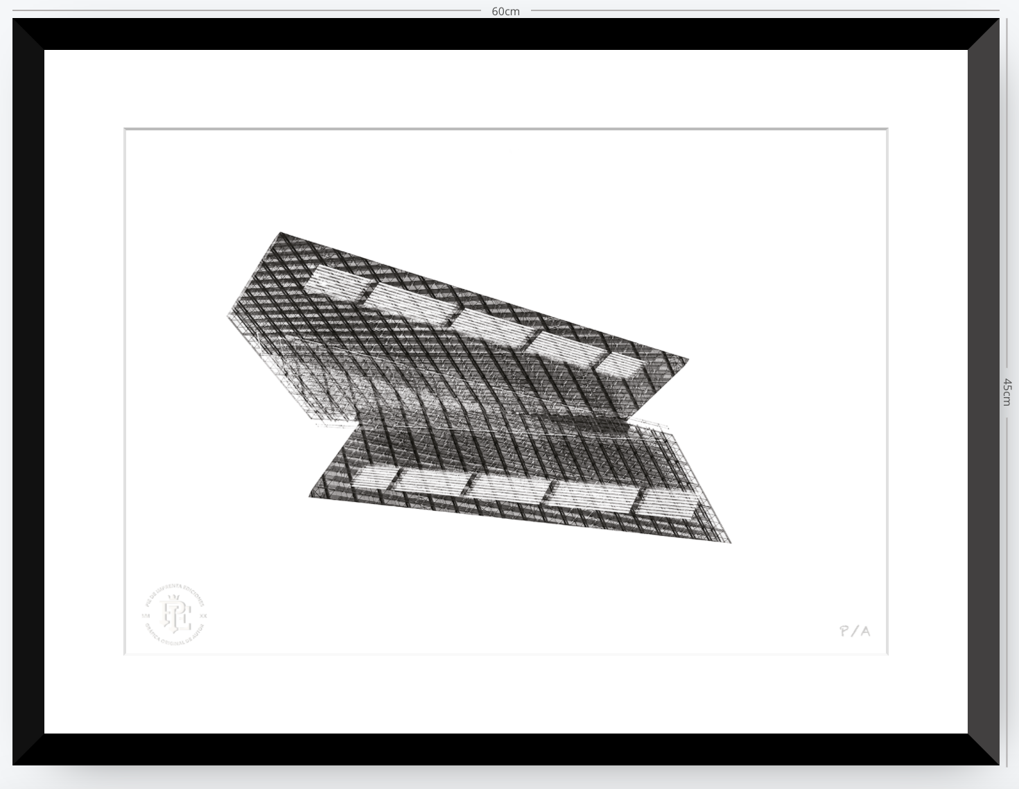 Apoquindo, Santiago, Chile - 48 x 33 cm