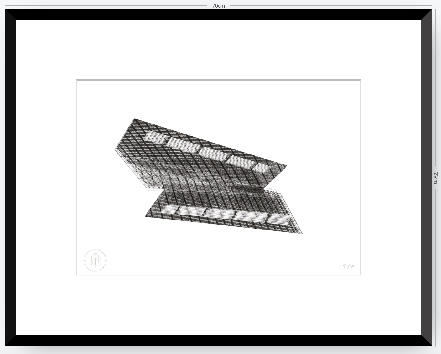 Apoquindo, Santiago, Chile - 48 x 33 cm
