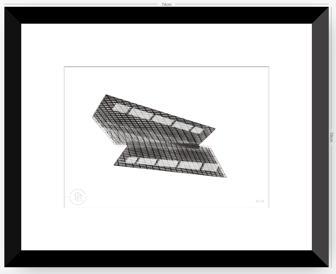 Apoquindo, Santiago, Chile - 48 x 33 cm