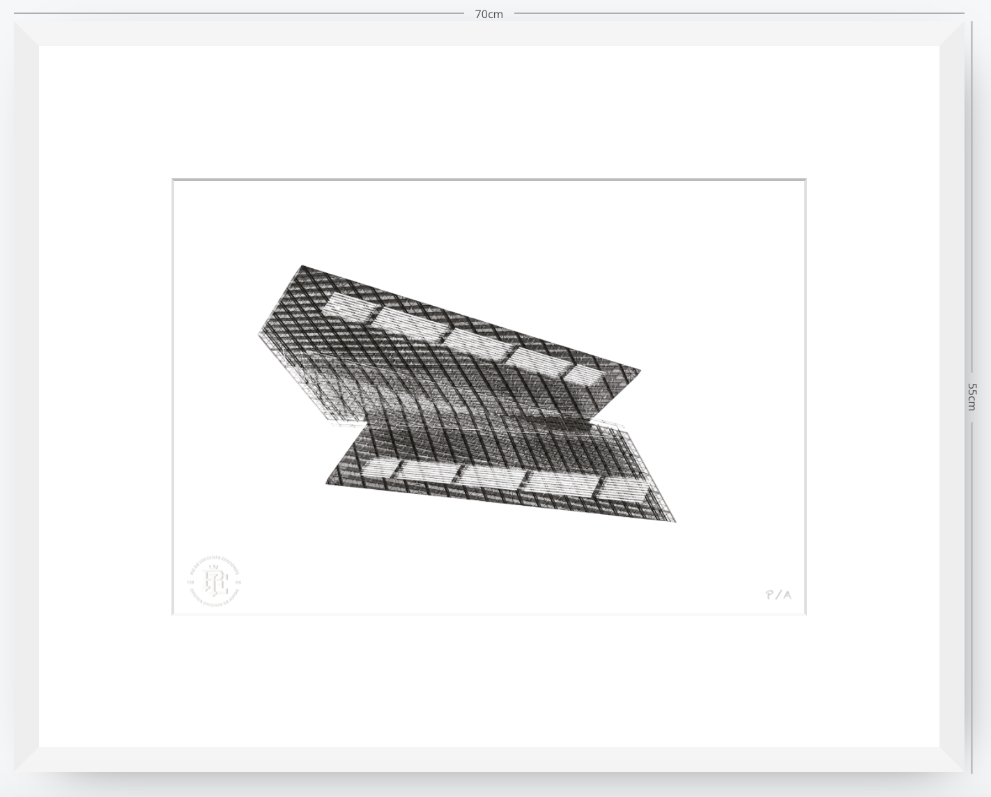 Apoquindo, Santiago, Chile - 48 x 33 cm