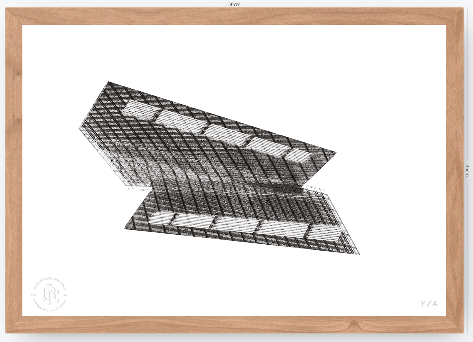 Apoquindo, Santiago, Chile - 48 x 33 cm