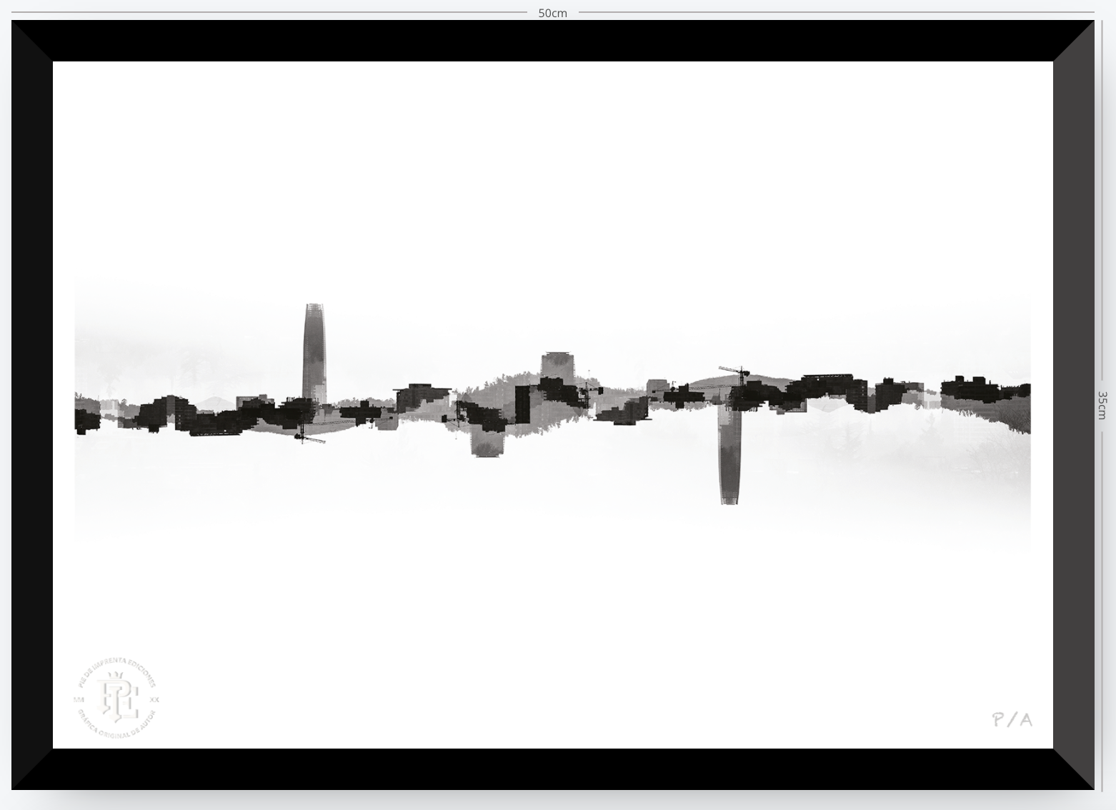 Santiago, Chile - 48 x 33 cm