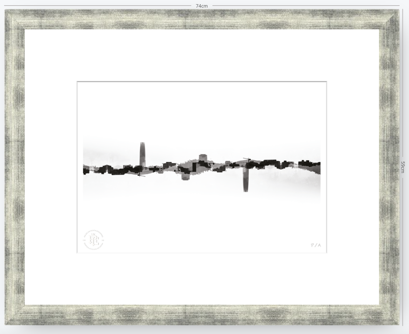 Santiago, Chile - 48 x 33 cm