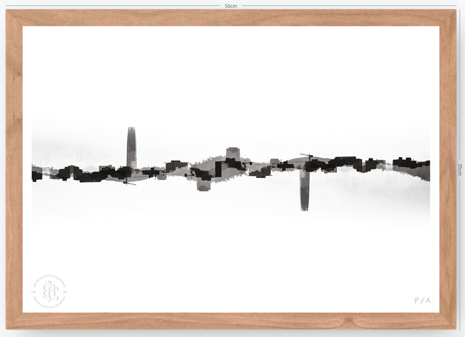 Santiago, Chile - 48 x 33 cm