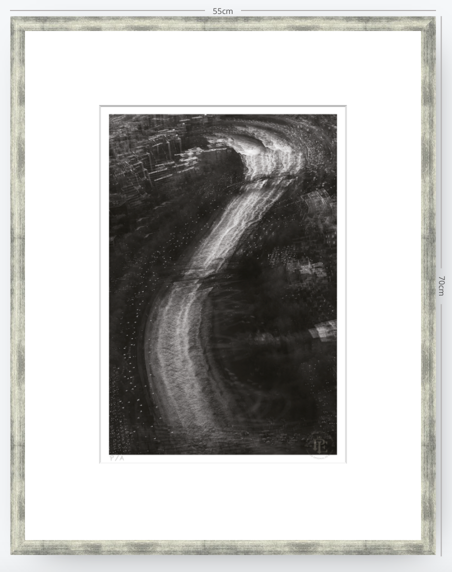 Río Mapocho, Santiago, Chile - 33 x 48 cm