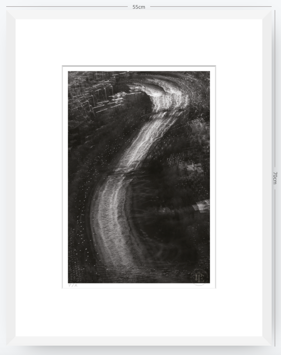 Río Mapocho, Santiago, Chile - 33 x 48 cm