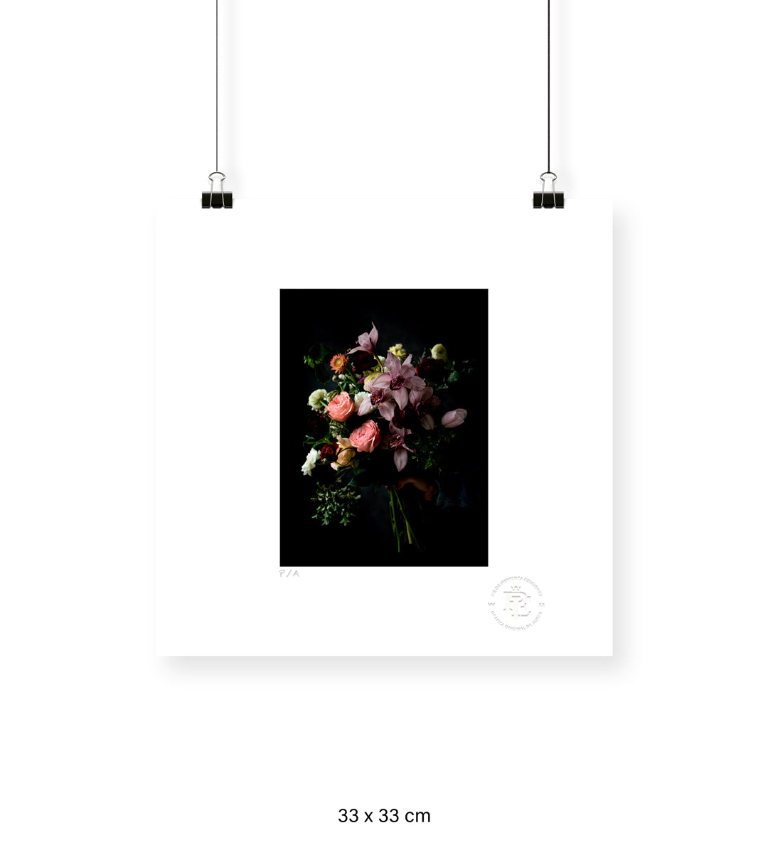 Bouquet Botánico III - 33 x 33 cm