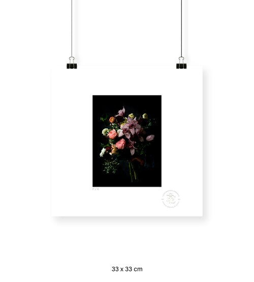 Bouquet Botánico III - 33 x 33 cm