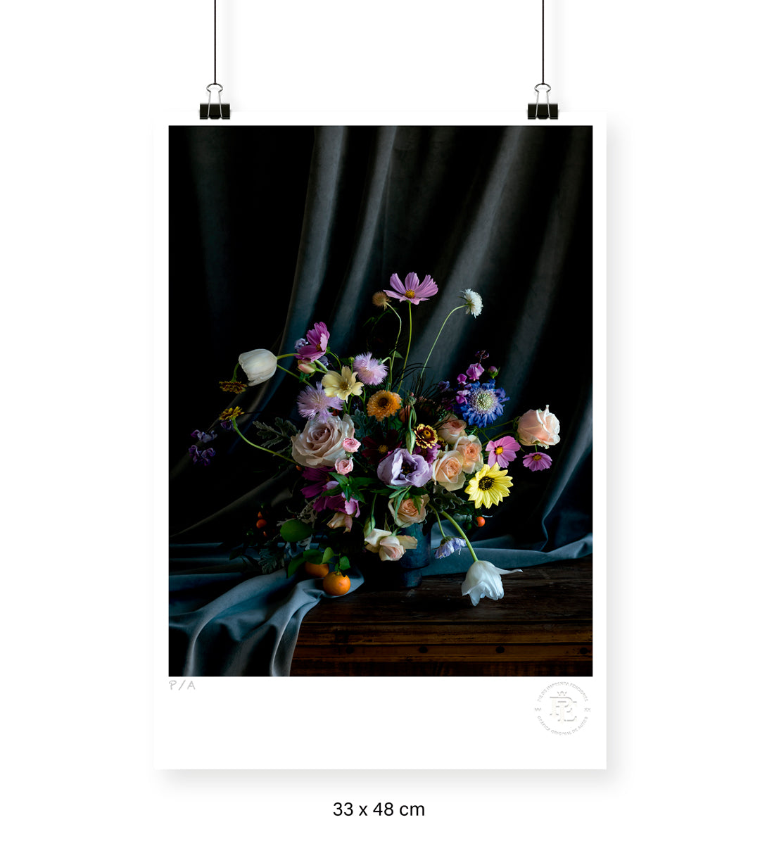 Arreglo Dutch - 33 x 48 cm - Lámina sin Marco / Sin Marco / Sin Passepartout