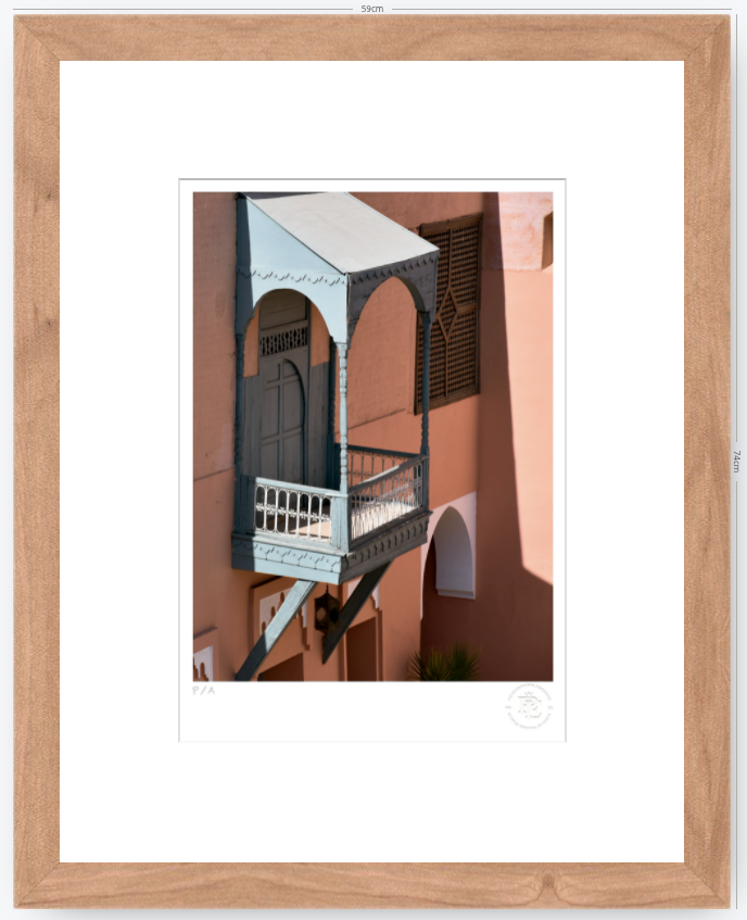 Balcón Marroquí - 33 x 48 cm