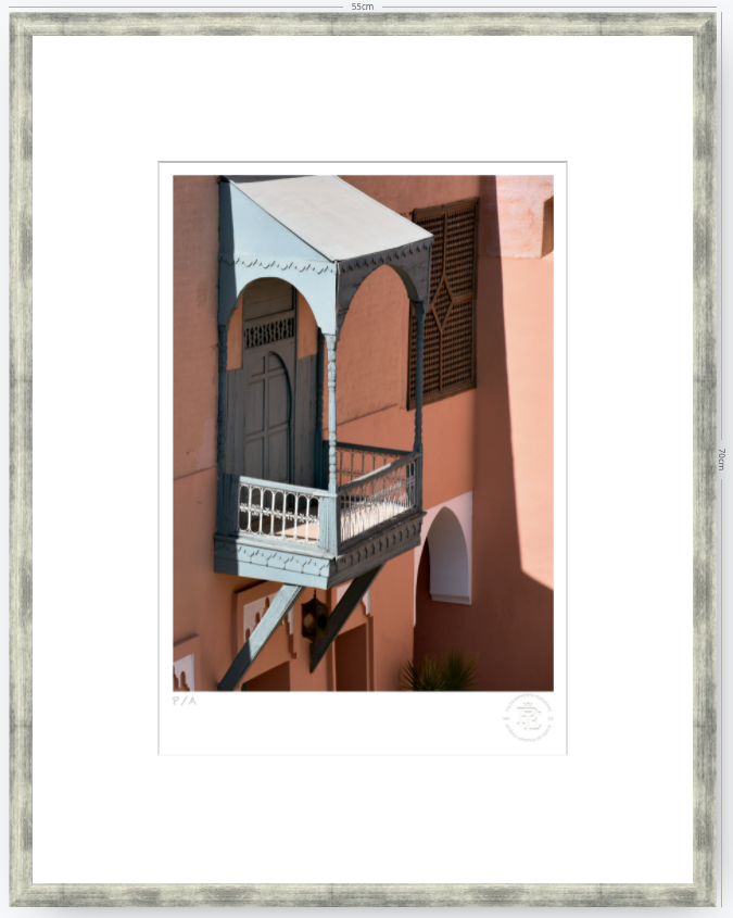 Balcón Marroquí - 33 x 48 cm