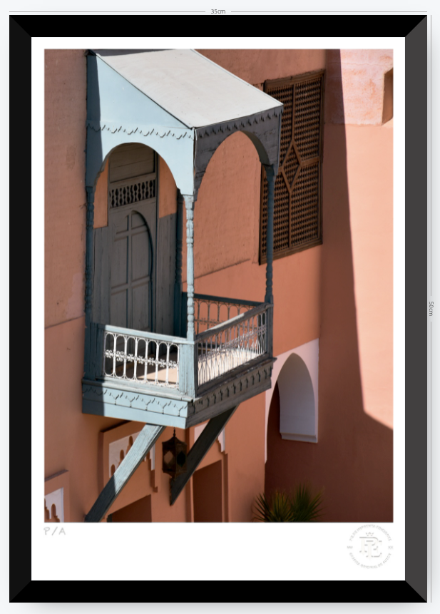 Balcón Marroquí - 33 x 48 cm