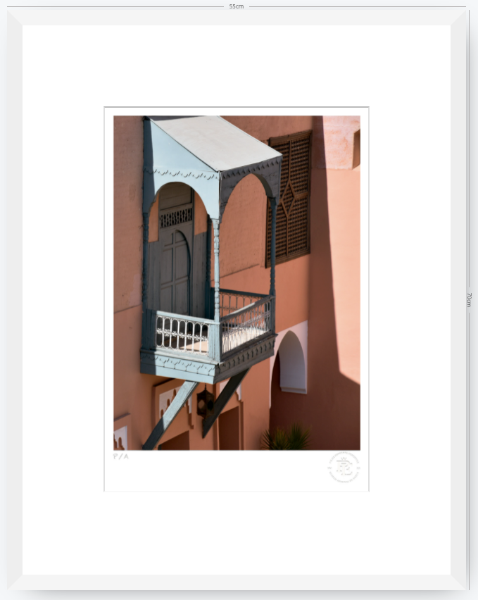 Balcón Marroquí - 33 x 48 cm