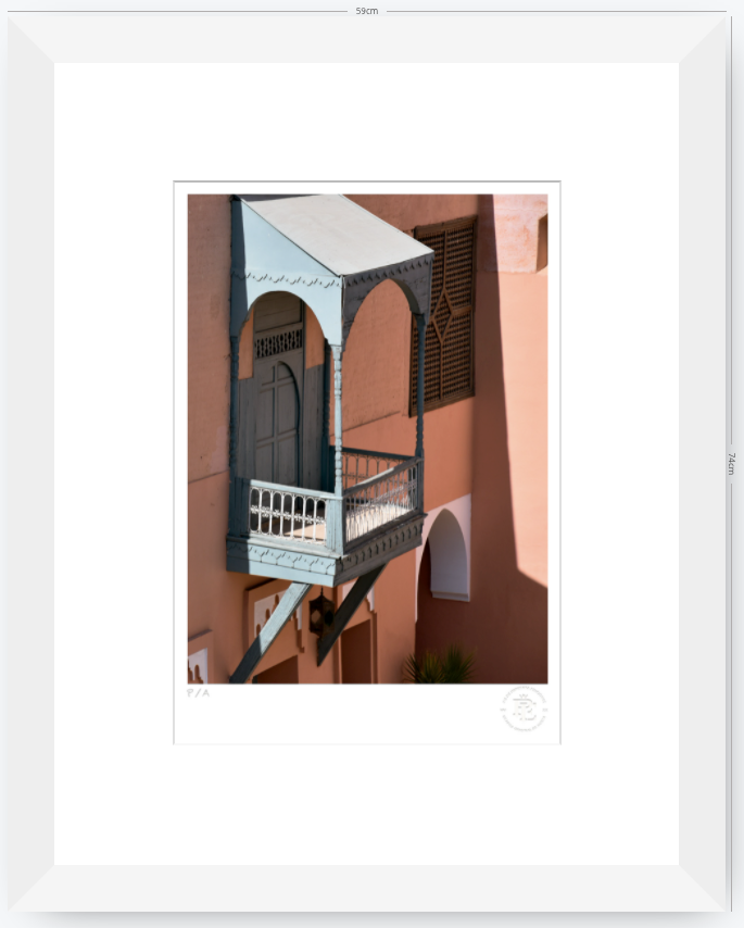 Balcón Marroquí - 33 x 48 cm